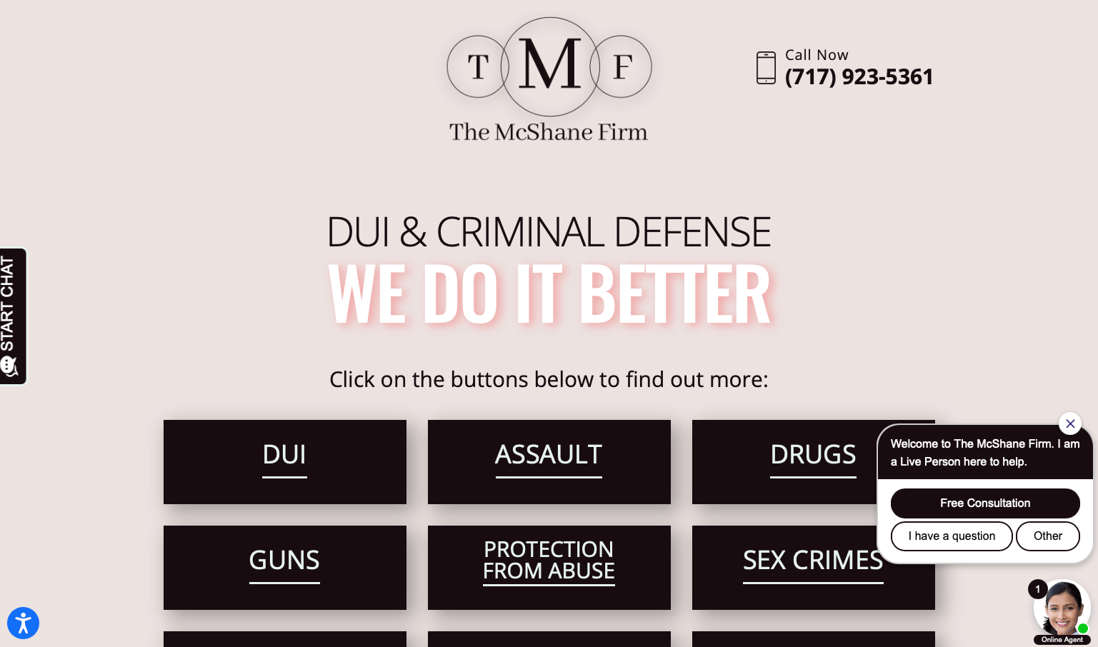 McShane Law Website