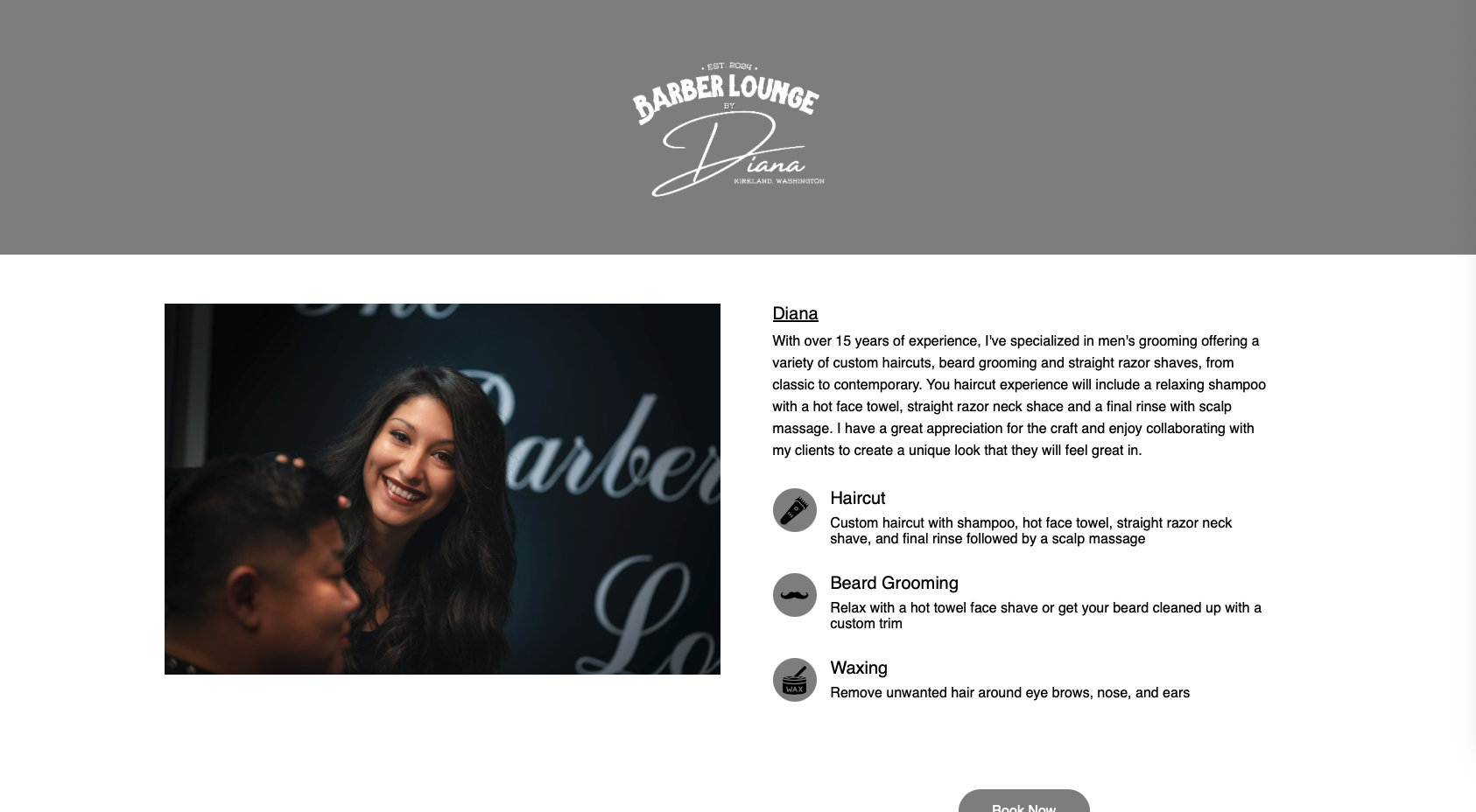Barber Lounge by Diana Website