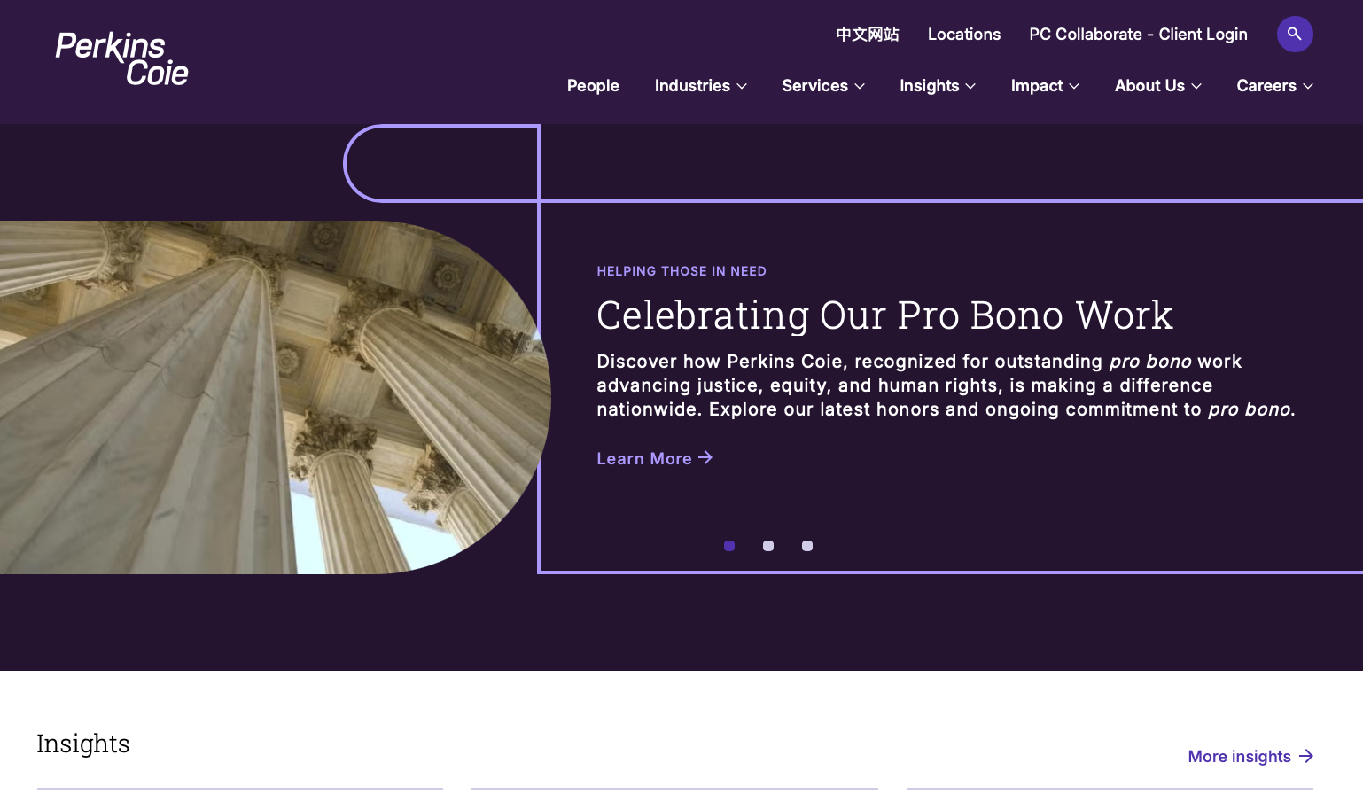 Perkins Coie Website