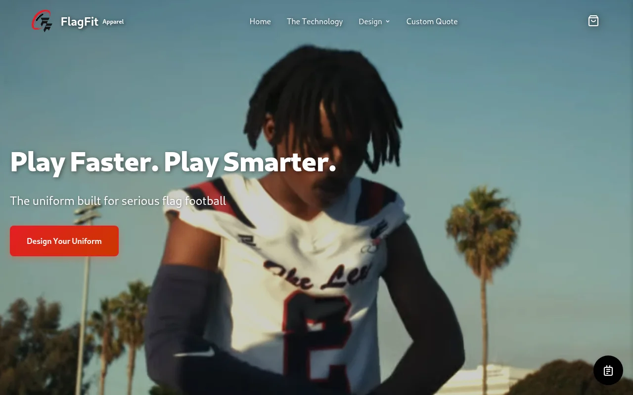 FlagFitApparel website