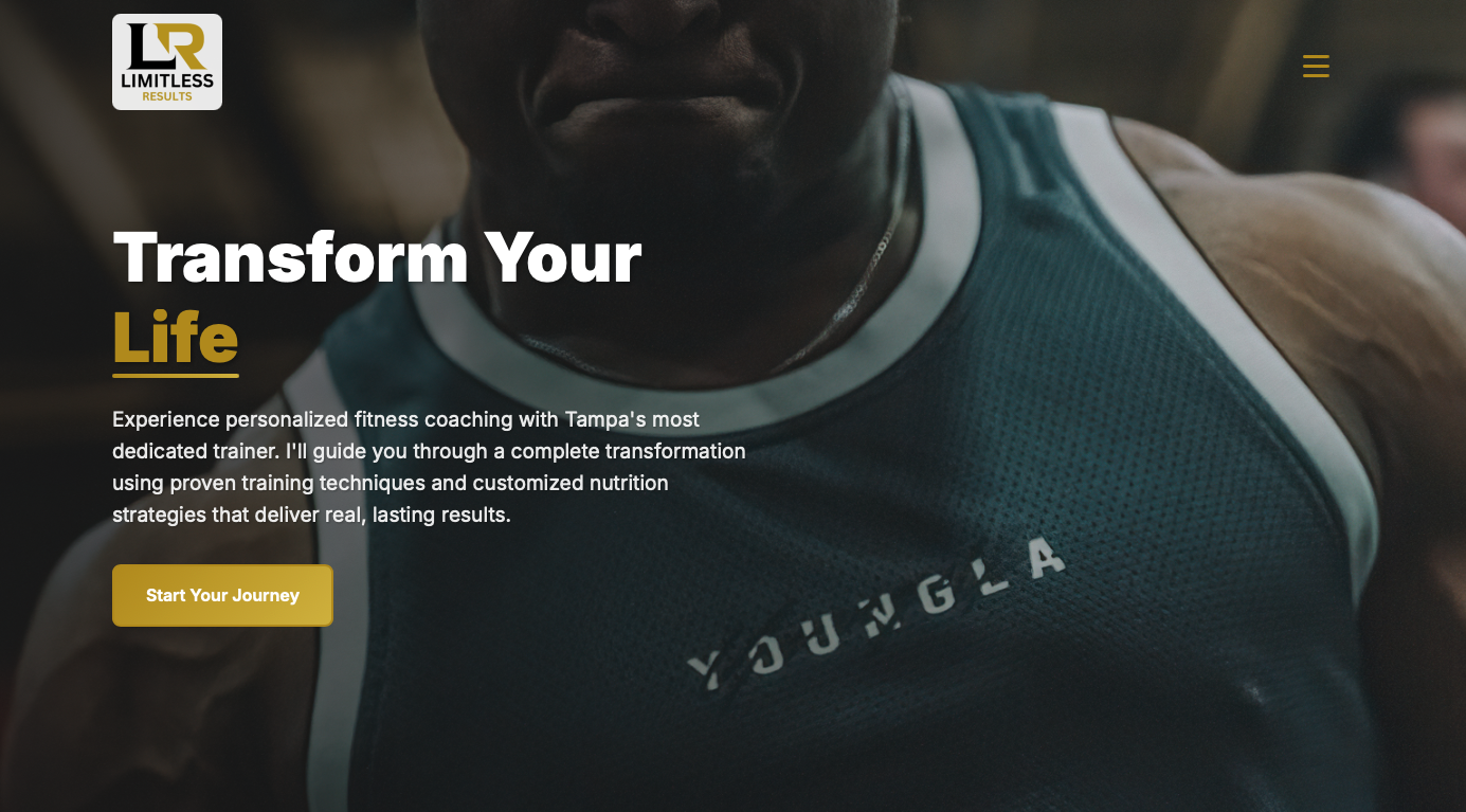 Custom website design showcase