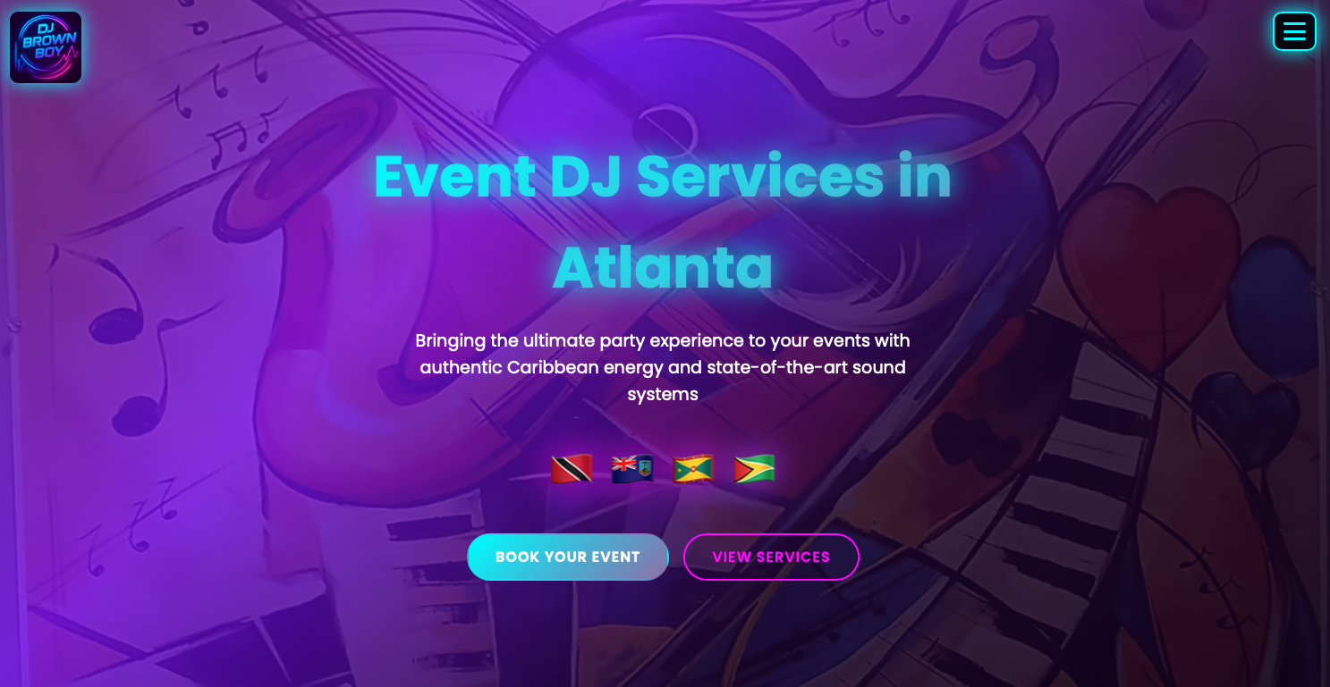 Band and artist website design showcase